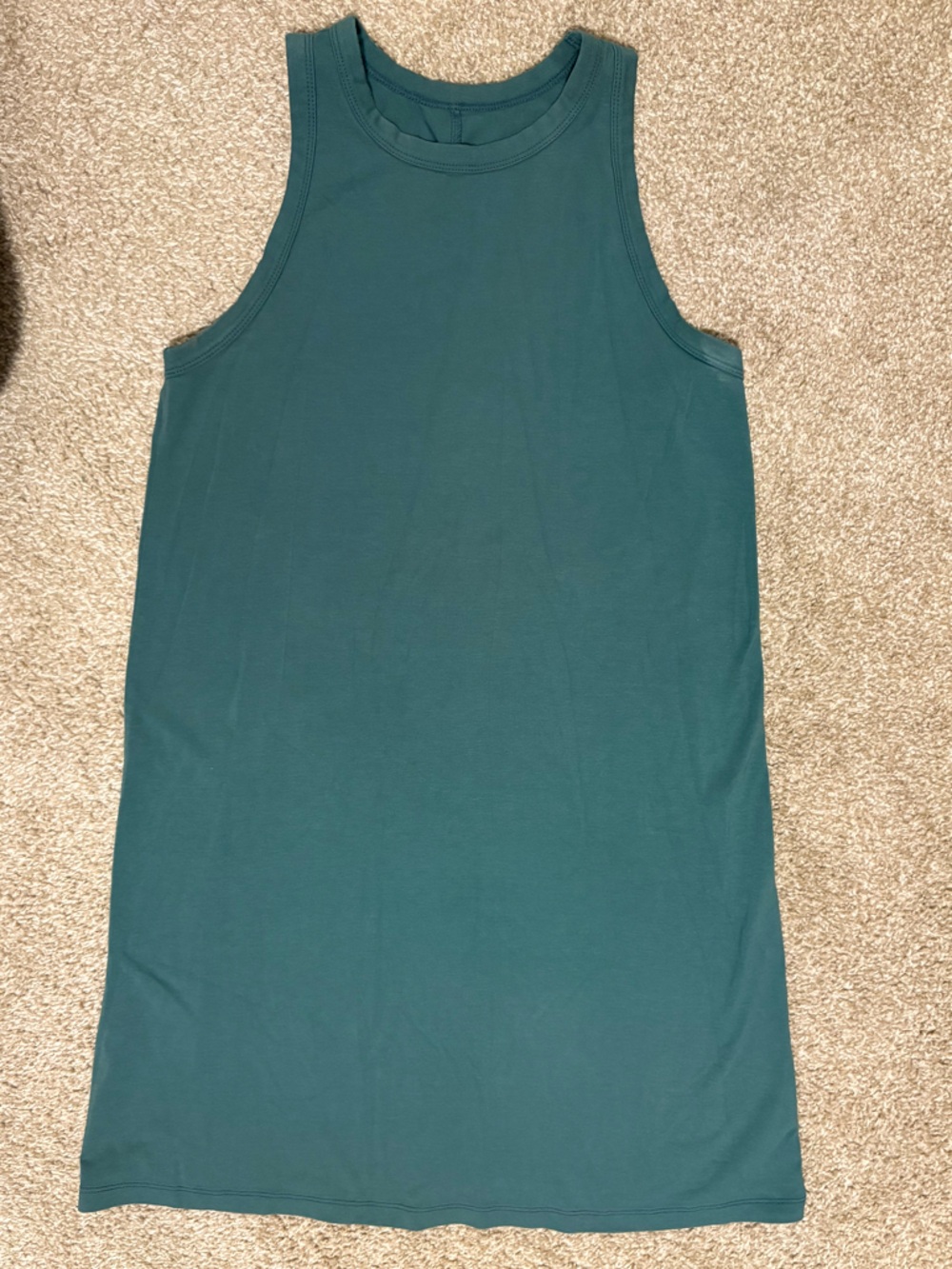 a new day Teal Asymmetrical Tank Dress